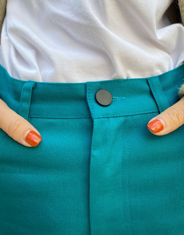 RNC Collection - Turquoise Straight Leg Pants #211242